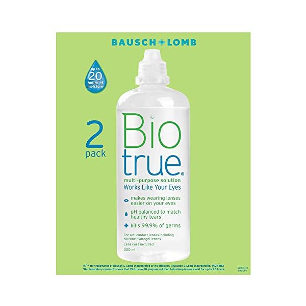 Bausch + Lomb Biotrue Kontaktlinsen-Pflegemittel Kombilösung weiche Kontaktlinsen, 2 x 300 ml – Bild 6