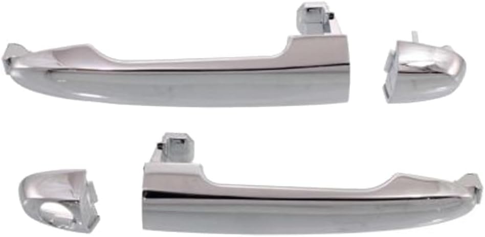 For Kia Rondo 2007 08 09 10 11 2012 Door Handle Driver and Passenger Side | Pair | Front | Exterior | Replacement For KI1310106, KI1311106 | 826501D010, 826601D030