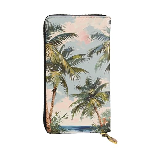 Portefeuille en cuir pour femme noir et blanc compact pour ranger cartes monnaie et téléphone