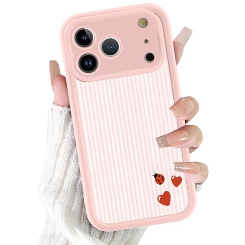 Coque silicone iPhone 17 Pro Max 6,9 pouces motif coccinelle antichoc