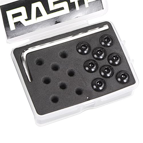 Rastp Steering Wheel Screw Kit,8Pcs (Black, Style2) #TOP1