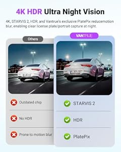 Vantrue S1 Pro Max 4K Dash Cam Front, STARVIS 2 HDR Night Vision — photo 3 of 6