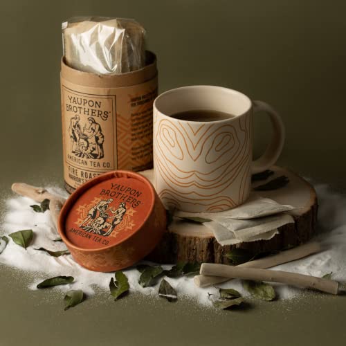 Fire Roasted Warrior’s Yaupon Tea – Yaupon Brothers – Wild-Crafted, Naturally Caffeinated – Antioxidant-Rich – Florida Grown Superfood – 16 Natural Fiber Tea Bags #TOP3