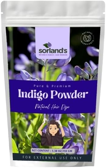 Organic Indigo Powder 150 Grams - Pure & Natural To Prevents Hair Fall,Promotes Hair Quality, Improves Scalp Health