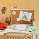 Creative Home 60x40 cm Pinnwand Kork | inkl. 5 Pinwandnadeln | Korkwand Korktafel Holzrahmen Memoboard | Hergestellt in der EU | Ideal für Büro, Schule, Schlafzimmer und Heim