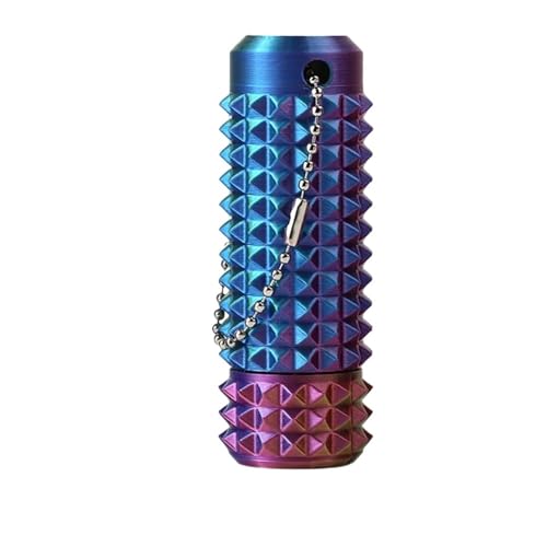 3PCS 3D Printed Spiky Sensory Roller Toys - Stress Relief Fidget Keychain Pendant for Adults(Style 1)