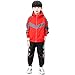 Produktbild L SERVER Kinder Jungen Streatwear Trainingsanzüge Sport Kapuzenpulli Hosen Jogginghose Freizeitanzug Sportkleidung,Rot 1,122-128