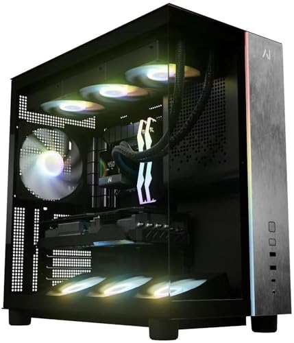 Andromeda Insights Elite 50 V3 - RTX 5070 Ti 16GB GDDR7 | Ryzen 7 9800X3D 4.7 GHz (5.2 GHz Turbo Boost) | 32GB DDR5 6000MHz | 2TB Gen4 SSD | 850W Gold PSU | ARGB Fans | Wi-Fi + BT | Win 11