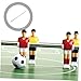 NAMOARLY 4pcs Foosball Table Handles Soccer Rod Metal Foosball Rods for Football Table Replacement Parts
