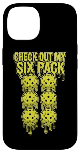 Funny Dripping Check Out My Six Pack �s�b�N���{�[���v���[���[ �X�}�z�P�[�X iPhone 14 �p