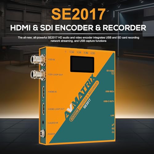 Plus de coupures de streaming avec l'encodeur enregistreur vidéo AVMATRIX SE2017 - 2