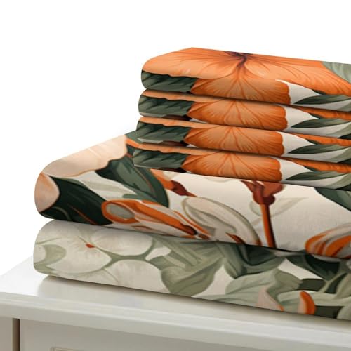 Housse de couette hypoallergénique feuilles tropicales - 7