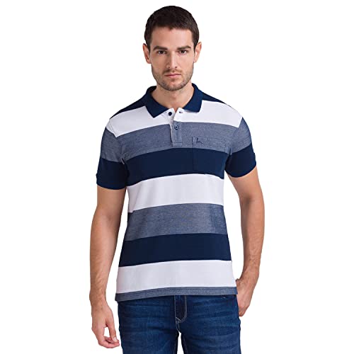 Image of Parx Cotton Black T-Shirt for Men