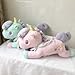 JMUNG 2 Unids / Set Super Lindo Unicornio De Peluche De Juguete 20 Cm, Pequeña Estrella Gemela Pony Unicornio Suave Papá Muñeca Almohada Cubierta De Tejido Regalo De Cumpleaños Creativo