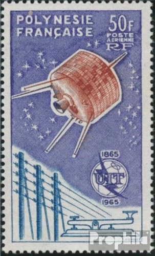 Prophila Collection Polinesia Francesa 44 completo post-fresco MNH 1965 Telecomunicaciones