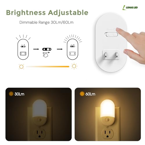Image of L LOHAS LED Motion Sensor Night Light, Motion Sensor Light Indoor, 3CCT