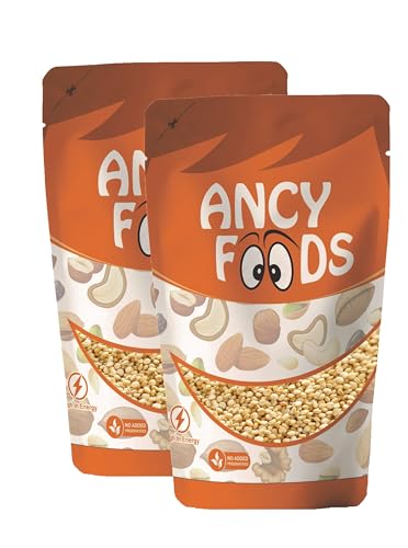 Image of Ancy Quinoa Seeds 500g (250g X 2) - High in Protein, Fibre, Iron , Antioxidant & More Nutritions | Gluten-Free | Wholegrain Breakfast Cereal for Energy Boosting | Quinnoa Best for Healthy Breakfast like Upma, Khichdi, pulao and More | Diet food for Weight Management