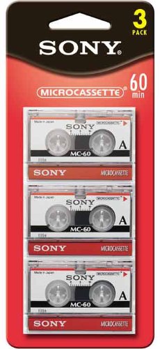 Sony Micro cassette 3MC60 Audio cassette 3 pezzo(i)