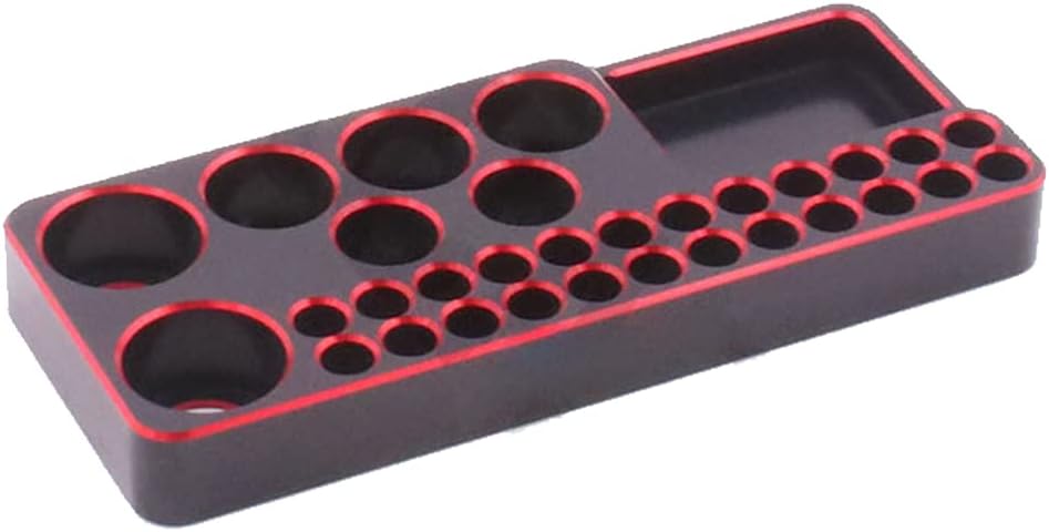 Multipurpose Storage Tool Rack Screw Tool Box for Car Quadcopter Drone Helicopter Airplane Boat Resistance Storage Rack Small Organizer