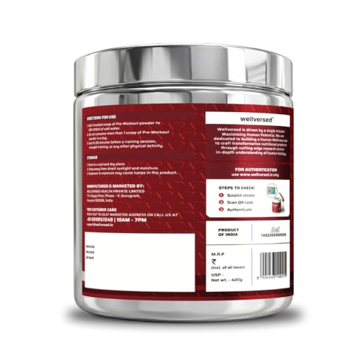 Image of Dynamite Original Pre Workout For Men (30 Servings, Berry Burst) For Focus & Energy Boost With 6500mg Citrulline Complex | Preworkout Supplements For Men - 420g