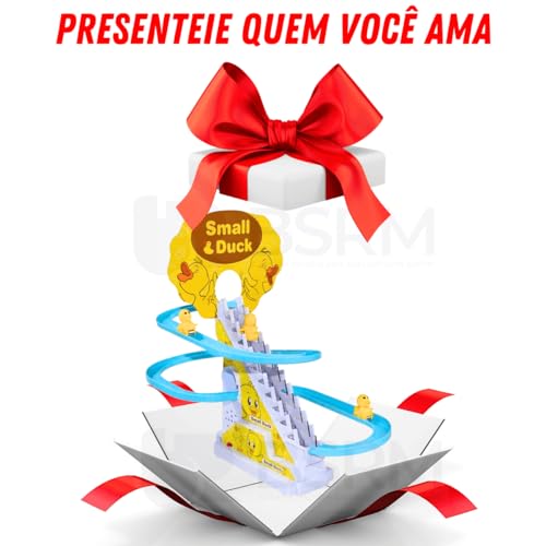 Brinquedo Patinho Pista Musical Escorregador Pato Pinguim Infantil Pista Com Som Criança Carrinho Pa