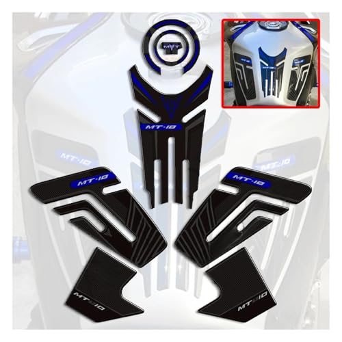 Kit genouillère moto pour MT10 pour protéger le réservoir en balade routière - 2