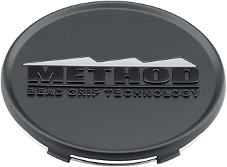 Method Race Wheels Center Cap, Bead Grip Technology, Black