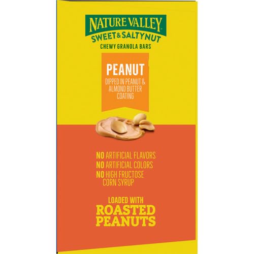 Image of Nature Valley Granola Bars, Sweet and Salty Nut, Peanut, 18 Bars, 21.6 OZ