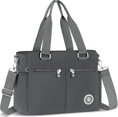 VOBUKE Bolso Bandolera Mujer Grande Casual Tote Bag Nailon Handbags Ligero Bolsos de Hombro con Múltiples Bolsillos Crossbody Mujer con Correa Ajustable para Shopper Viajes | Ya disponible en tu tienda friki favorita! En mundofriki.es!