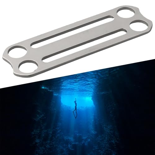 Image of Jotekonoby Scuba Weight Belt Slide Keeper, 2 Inch Dive Belt Slider Clip, Stainless Steel D Ring Harness, Diving Webbing Retainer Stopper, Underwater Ballast