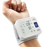 ARSIMAI Blood Pressure Monitor - Wrist Accurate Automatic High Blood Pressure Monitors Portable LCD Screen with Storage Case and Adjustable Cuff Powered by Battery - White