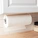 Spectrum Paper Towel Holder for Under Cabinet - Hanging Wall Mount Paper Towel Holder for Kitchen - Easy-to-Use Fits Standard & Jumbo Rolls - Minimalist Paper Towel Roll Rack