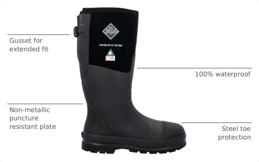 Image of MUCK Chore Classic Men's Steel Toe XF (Wide Calf)
