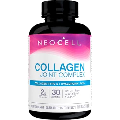 NeoCell Joint Complex Supplement | 120 Capsules | Plus Hyaluronic Acid | Collagen Type II | Advanced Formula