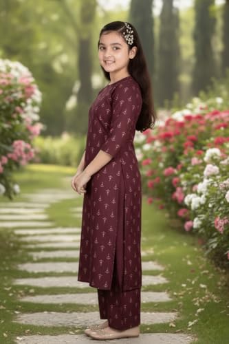 Image of Girls Girls Kurta Set
