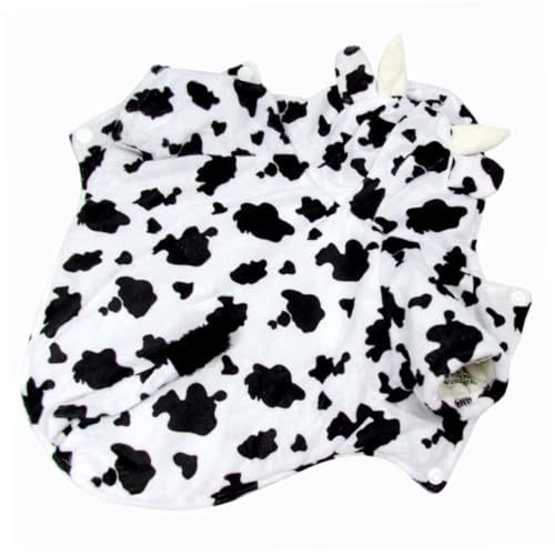 Disfraz para perro imagen vaca talla L color multicolor