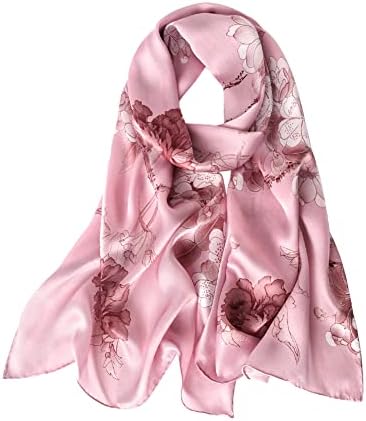 STORY OF SHANGHAI Womens 100% Natural Mulberry Silk Scarf Multi-use Scarves for Ladies