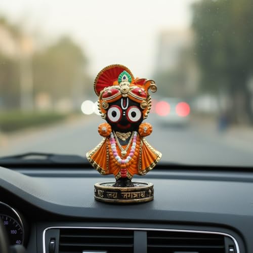 Lord Jagannath Idol 4 Inch | Premium Polyresin Jagannath Ji Murti...