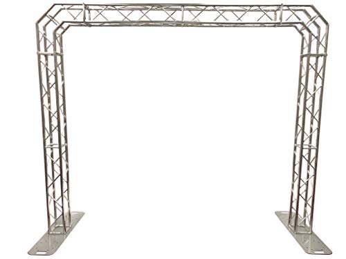 Aluminum Truss Arch Kit 9.7ft Wide 8.1ft High Portable DJ Lighting System Bolts