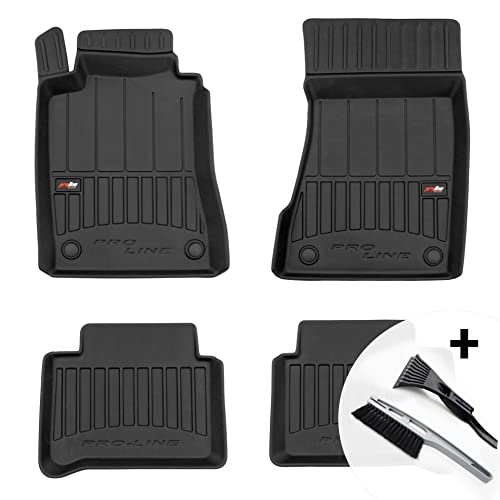 moto-MOLTICO 3D Gummimatten Auto Fußmatten Gummi Automatten 4-teilig Set - passend für...