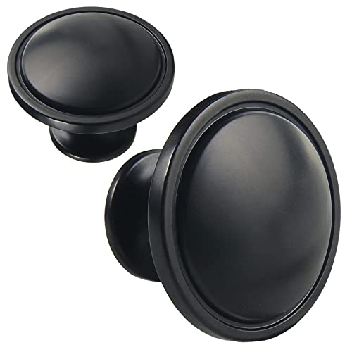 Gangying Botones de cocina negros para muebles, perillas para armario, pomos modernos para puerta, color negro, 12 unidades Cover