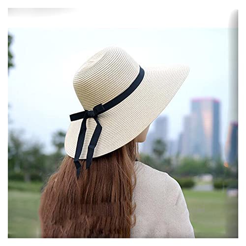 Chapeau de soleil pliable grand bord résout le manque d'ombre hat de soleil fille