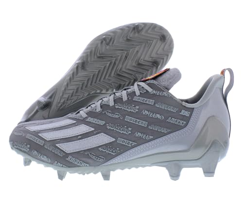 Adidas Adizero Cleats Mens Shoes Size 11.5, Color: Grey Two/Silver Metallic/Grey Two