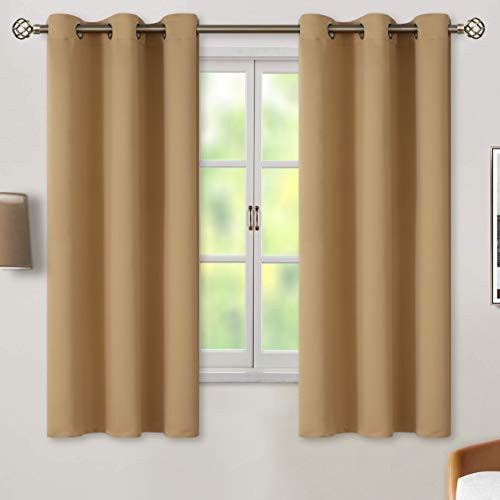 BGment Blackout Curtains for Living Room - Grommet Thermal Insulated Room Darkening Curtains