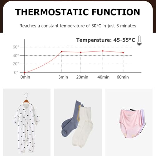 Porte-serviettes électrique programmable à brancher pour sèche-serviettes - 6
