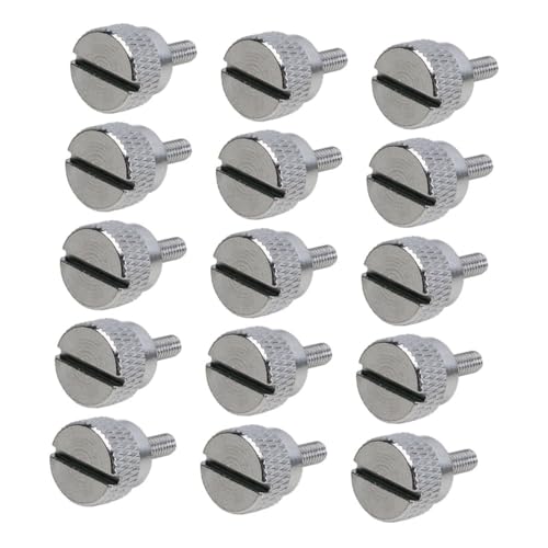 NUOBESTY 15 Pezzi Viti Presser Foot per Macchine da Cucire Viti per Sostituzione Facile Fissaggio Stabile per Cucito Preciso Accessori Resistenti per Domestico e Professionale