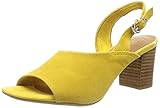 Sandalias Marco Tozzi 2-2-28328-36, Sandalia Mujer, Negro y Ocre, 40 EU