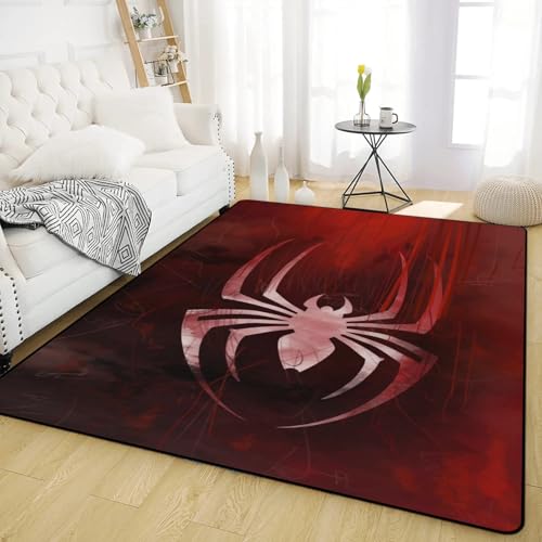 Tapete decorativo 2' x 3' diseño araña blanca miniatura 4