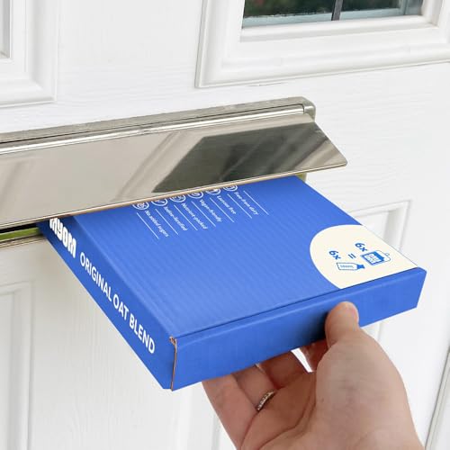 MYOM - Oat Milk Drink - Makes 3 Litres - 6 Pouches x 65g - Vegan Plant Based with Vitamin D3, Vitamin B12 and Iodine - Low Sugar, Great Taste Oat - Dairy Free Plant-Based Milk