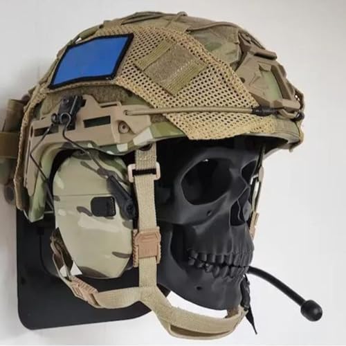 Soporte de casco de cráneo gótico colgador de pared para accesorios de moto 6